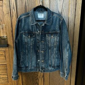 Old Navy Womens Denim Jean Jacket Outdoors Pockets Trucker Medium‎